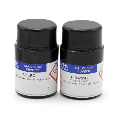 Standarde Cal Check - Standarde CAL Check™ pentru sulfat, 0,0 și 75,0 ppm