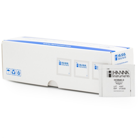 Crom - Crom VI, metoda difenilcarbohidrazidei, kit de reactivi rezerva pentru 100 de teste (Cr VI LR)