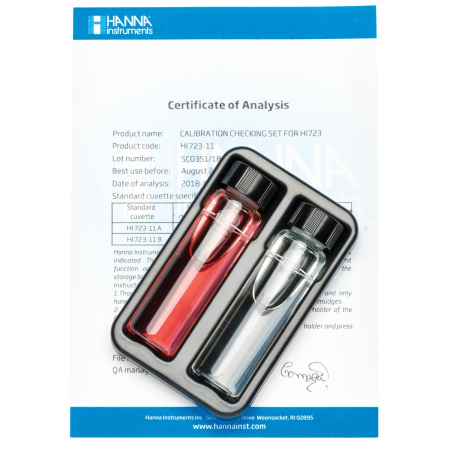 Crom - Set de verificare a calibrării pentru Checker Crom VI Domeniu Mare