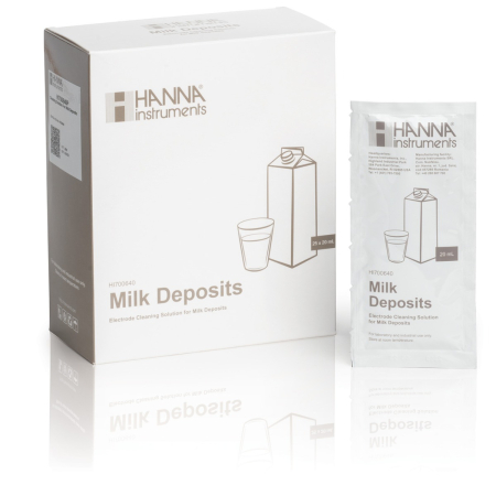 Soluție de curățare și dezinfecție pentru produse lactate (industria alimentară), (25) plicuri de 20 ml [1]