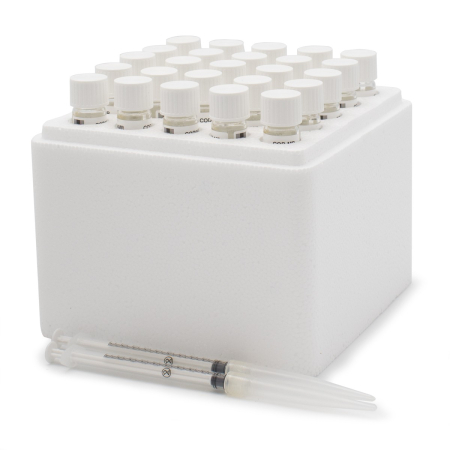 Reactivi pentru fotocolorimetre - Reactiv COD, Predozati, Metoda fara mercur, Domeniu Mediu 0 la 1500 mg/L, cu cod de bare, 25 teste