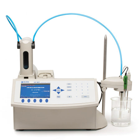 Potențiometric - Titrator potențiometric cu 1 biuretă, titrare la un pct. de echivalenta - HI901C1-02