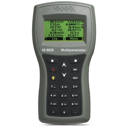 Multiparameter - HI9829 Multiparametru pH/ISE/EC/DO/Turbidity cu opțiune GPS sau sonda cu memorare autonoma