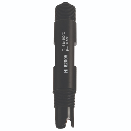 Sonde - Electrod ORP industrial, senzor din aur, corp PVDF, PTFE dublă joncțiune, -5 până la 100 °C, 6 bar, BNC 5m,PT100