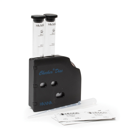 Fier - Fier (Fe+2 și Fe+3), Interval: (0,00-1,00 mg/L) Metodă: CheckerDisk, 100 de teste