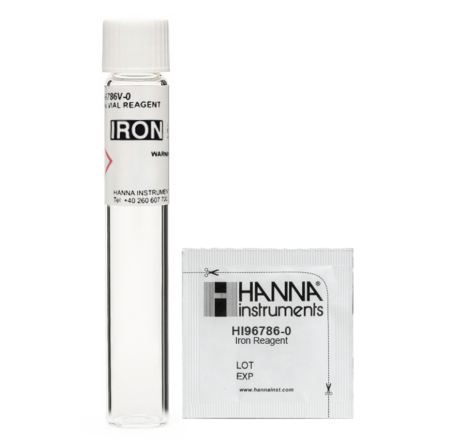 Reactivi pentru fotocolorimetre - Reactiv de fier, Predozati, Domenizu 0.00 la 6.00 mg/L - 25 de teste