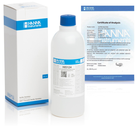 Soluții de calibrare - pH 12.45 @ 25°C Tampon de calibrare tehnică (500 mL)