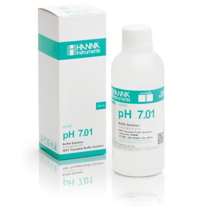 Azot - Soluție de calibrare pH 7,01 la 25°C, flacon de 230 ml
