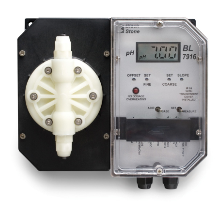 Instrumente de proces - Controler pH și pompă, interval: 0,00 până la 14,00 pH, 220/240V ±15%; Alimentare 50/60Hz (40W)