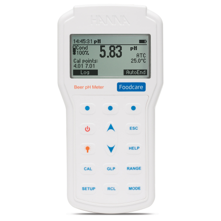 HI9819X Waterproof Portable Meters - pH-metru profesional și portabil pentru bere