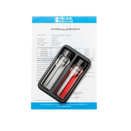 Pool Line - Standarde CalCheck verificare calibrare checker clor HI7014 PoolLine