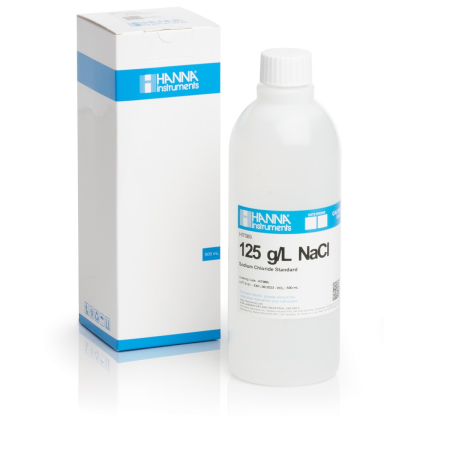 Salinitate - Soluție standard la 125 g/L NaCl, flacon de 500 ml