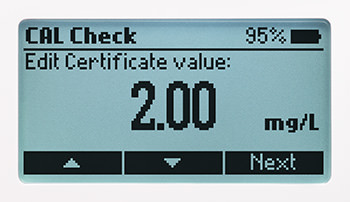 HI97702 Funcție CAL Check
