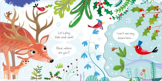 Play Hide & Seek With Reindeer – Carte cu Clapete de Crăciun, Usborne [2]