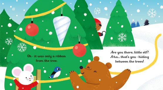 Are You There Little Elf? – Carte Interactivă cu Decupaje de Crăciun, Usborne [2]