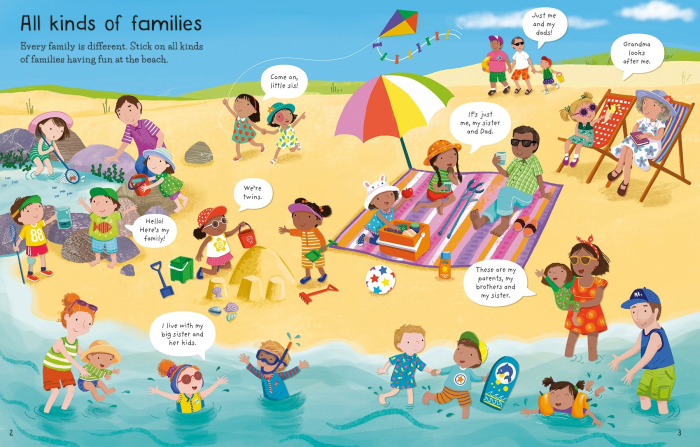 First Sticker Book Families [3]