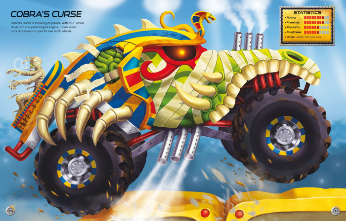Build Your Own Super Cars and Monster Trucks Sticker Book [8]