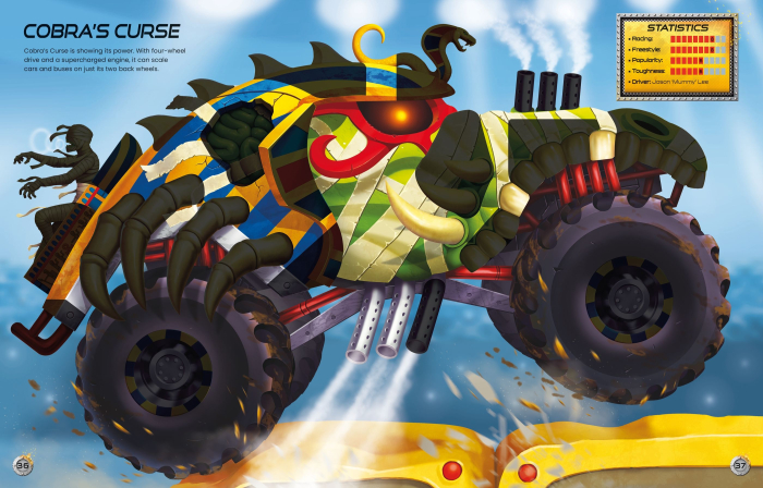 Build Your Own Super Cars and Monster Trucks Sticker Book [9]