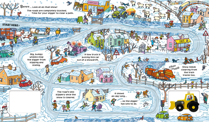 Carte cu jucărie Wind-up Digger [2]