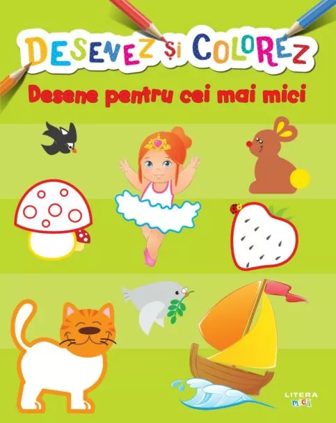 Desenez și colorez – desene pentru cei mai mici | Carte de colorat copii [1]