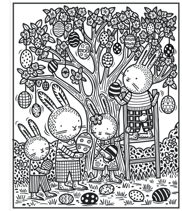 Easter Bunnies Magic Painting Book [2]