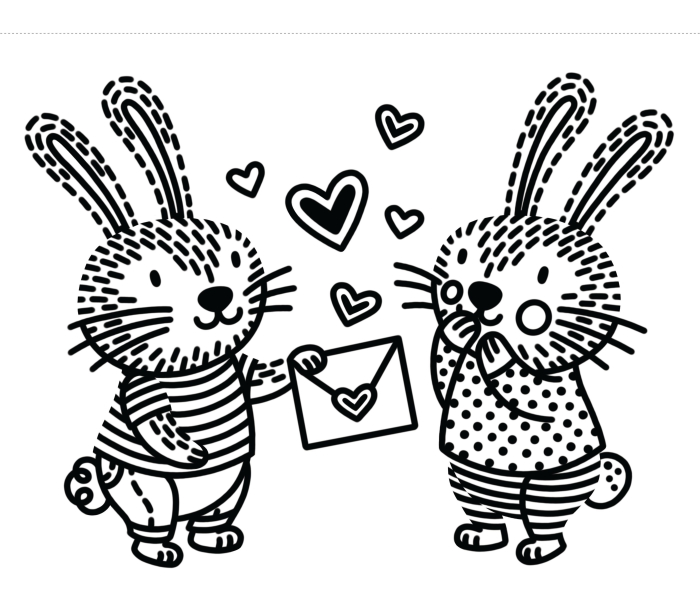 First Magic Painting I Love You Bunny [3]