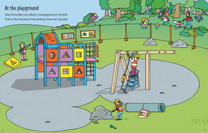 First Sticker Book Building Sites [4]