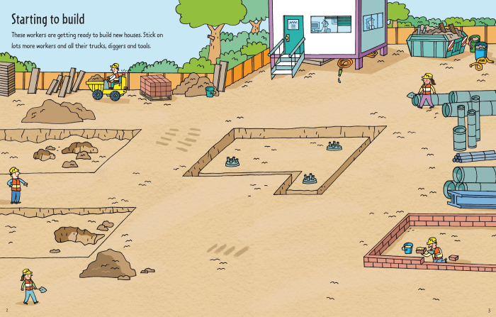 First Sticker Book Building Sites [2]