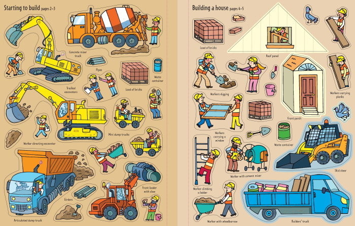 First Sticker Book Building Sites [6]