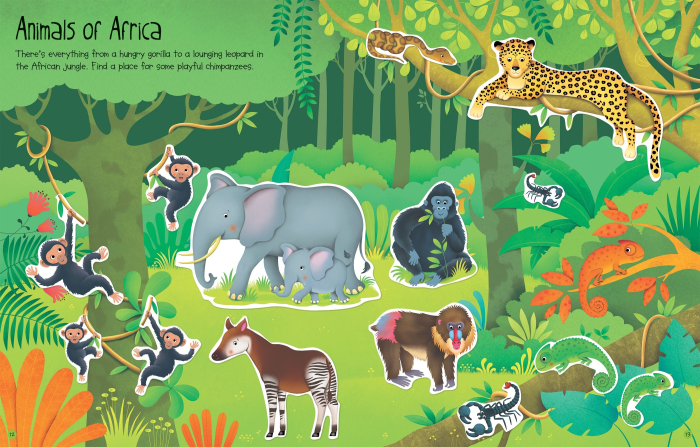 First Sticker Book Jungle [4]