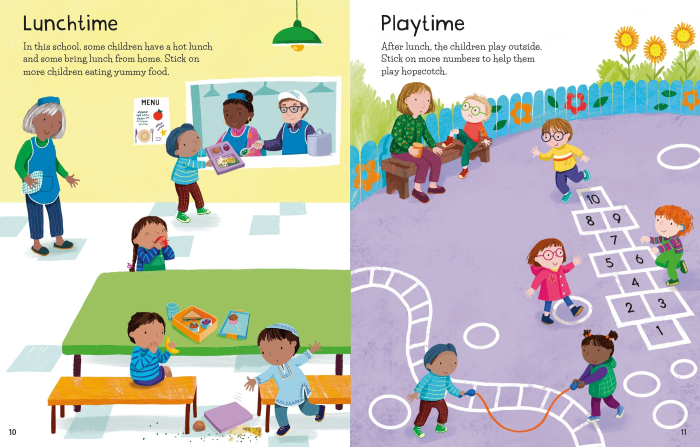 First Sticker Book Starting School [2]