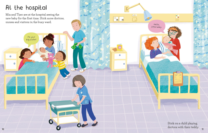 First Sticker Book The New Baby [4]