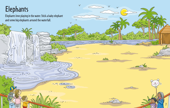 First Sticker Book Zoo [2]