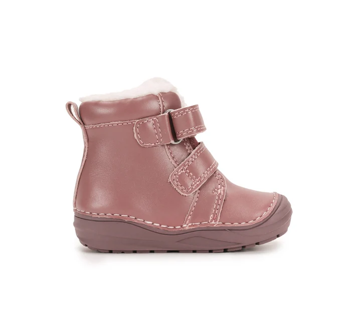 Ghete Iarnă Fete D.D.Step W071-62869B – Piele Naturală, Îmblănite, Roz cu Stea [3]