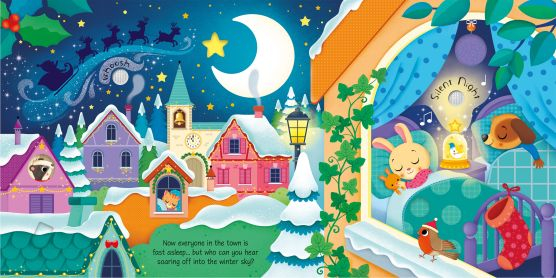 Jingle Bells Sound Book – Carte muzicală Usborne cu colinde și sunete de Crăciun [2]
