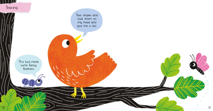 Little Children’s Cut, Stick and Tear Book – Carte activități copii 3-5 ani (tăiat, lipit, rupt) [3]