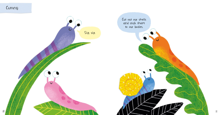 Little Children’s Cut, Stick and Tear Book – Carte activități copii 3-5 ani (tăiat, lipit, rupt) [2]