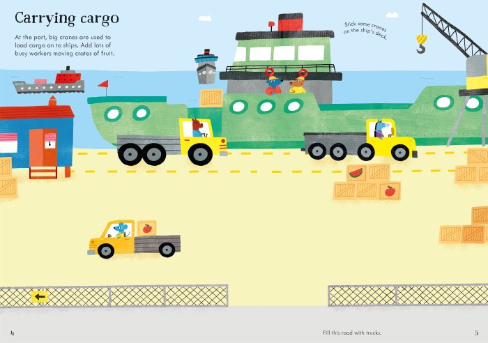 Little First Stickers Diggers and Cranes [3]