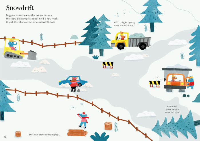 Little First Stickers Diggers and Cranes [6]