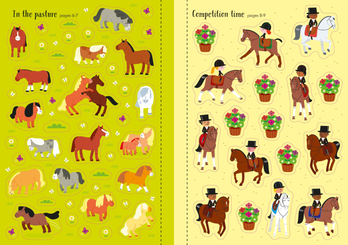 Little First Stickers Horses and Ponies [4]