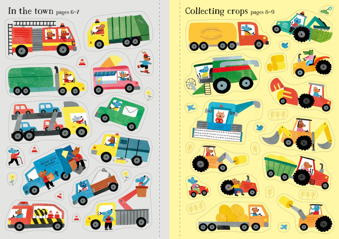 Little First Stickers Tractors and Trucks [4]
