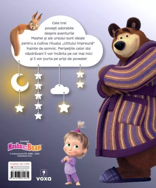 Masha și Ursul – Primele mele povești de noapte bună | Carte pentru copii, povești ilustrate [2]