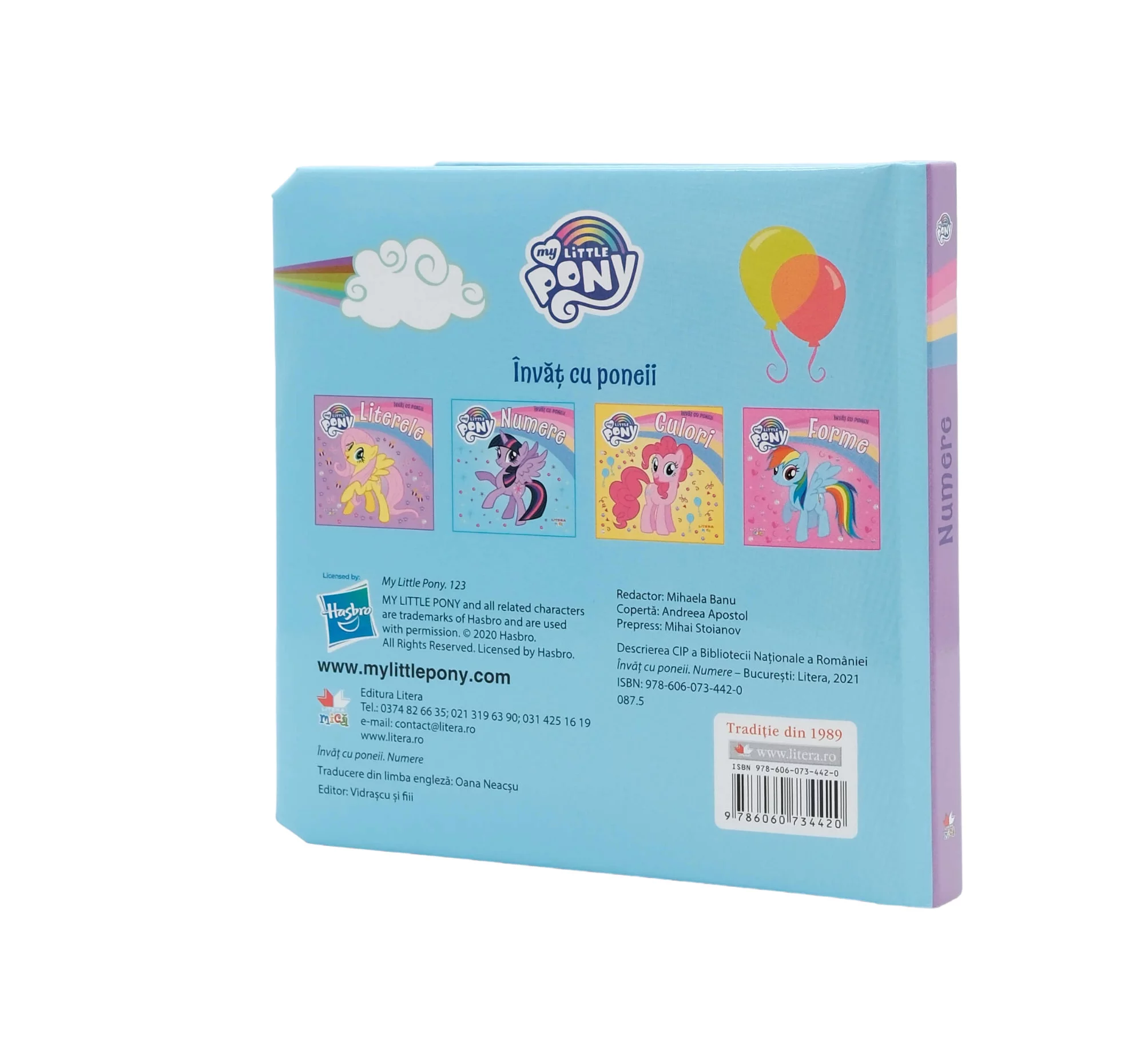 My Little Pony – Învăț cu poneii: Numere | Carte educativă copii 0-3 ani, Editura Litera [2]