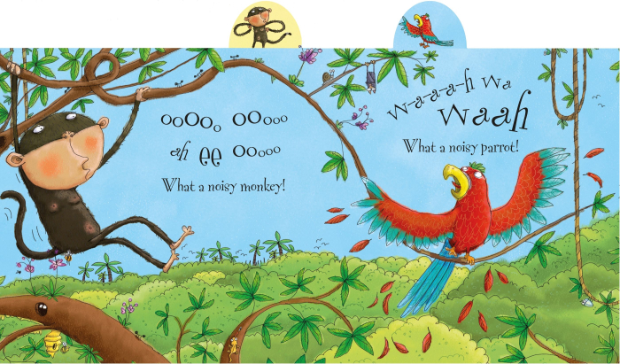 Noisy Jungle – Carte cu sunete Usborne [3]