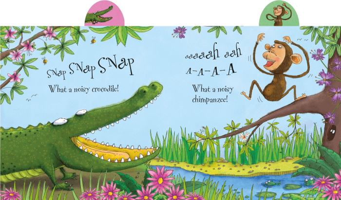 Noisy Jungle – Carte cu sunete Usborne [4]