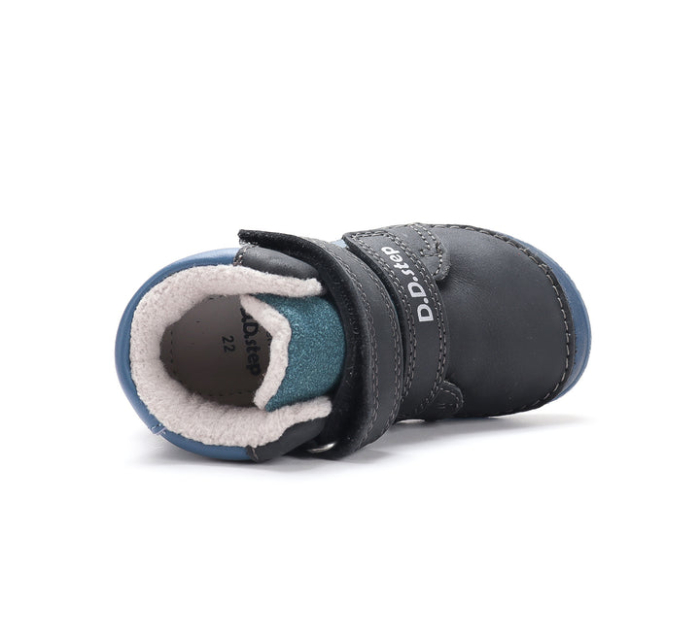 Pantofi Băieți D.D.Step A116-62455B – Piele Naturală, Bleumarin cu Licurici [4]