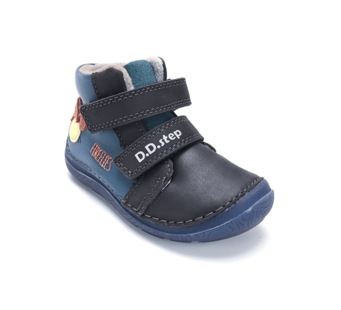 Pantofi Băieți D.D.Step A116-62455B – Piele Naturală, Bleumarin cu Licurici [7]