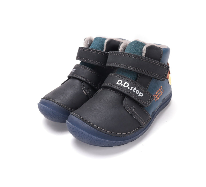 Pantofi Băieți D.D.Step A116-62455B – Piele Naturală, Bleumarin cu Licurici [6]
