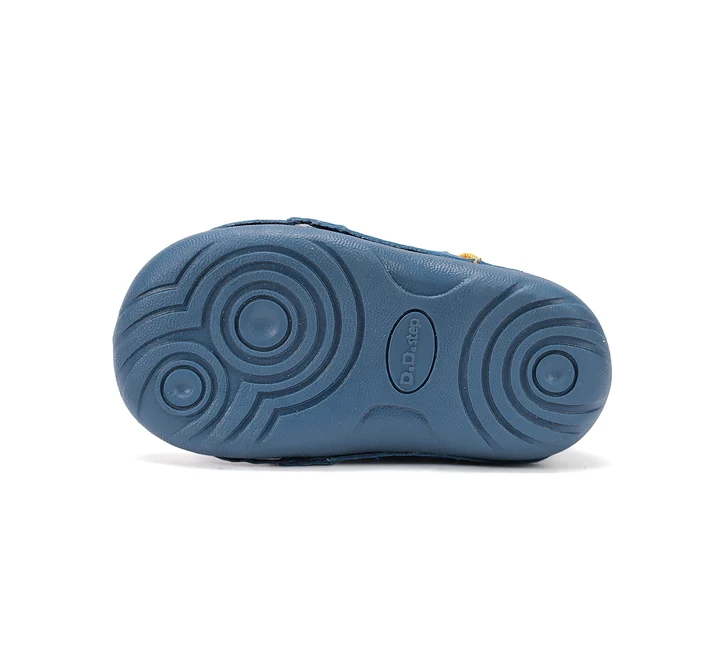 Pantofi Primii Pasi Baieti DD Step S015-61472A din Piele Naturala, Albastru [5]
