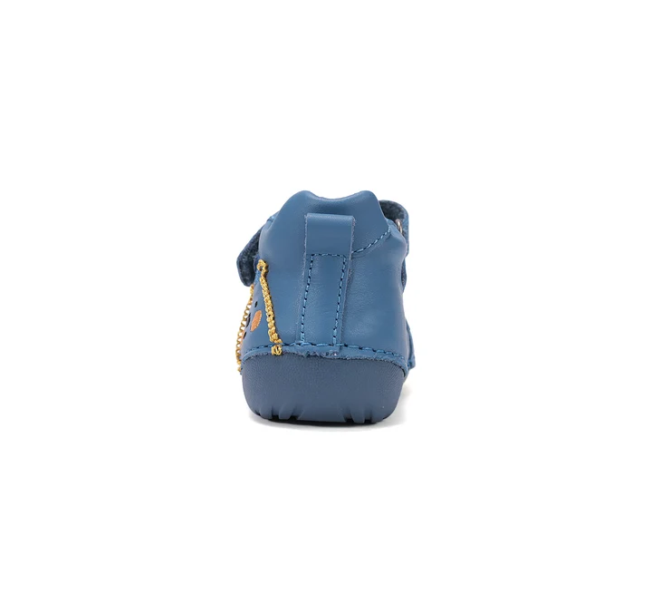 Pantofi Primii Pasi Baieti DD Step S015-61472A din Piele Naturala, Albastru [2]